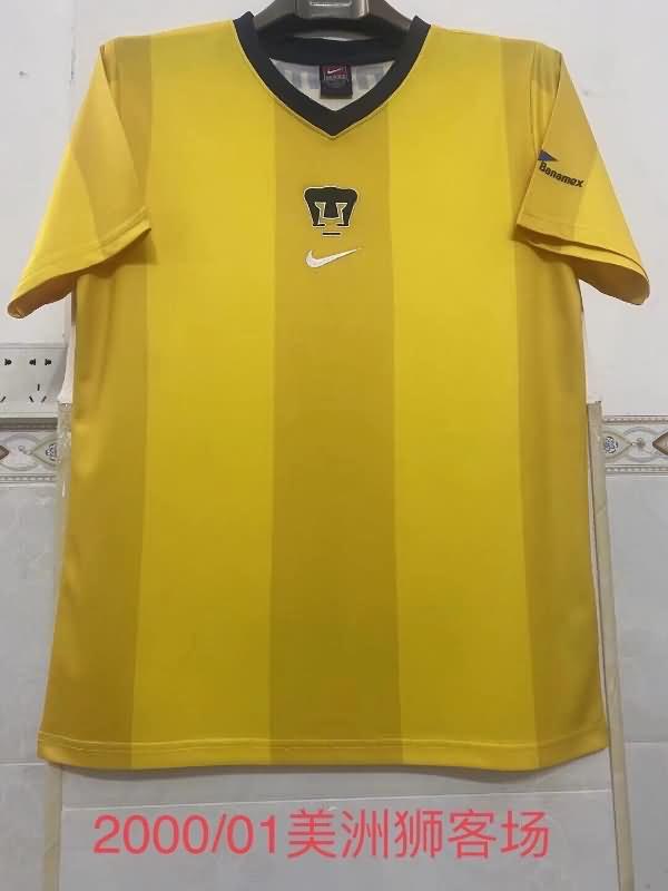 Pumas UNAM Soccer Jersey Away Retro Replica 2000/01