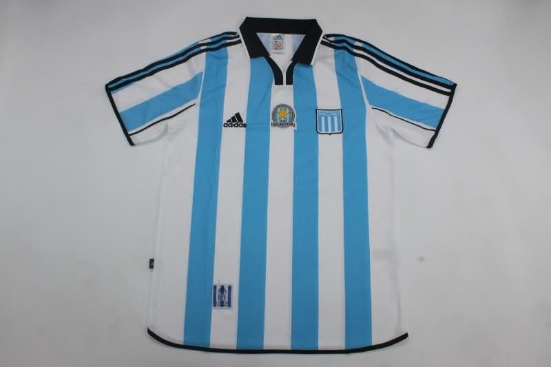 Racing Soccer Jersey Home Retro Replica 2000/01
