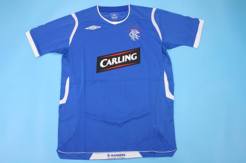 Rangers Soccer Jersey Home Retro Replica 2008/09