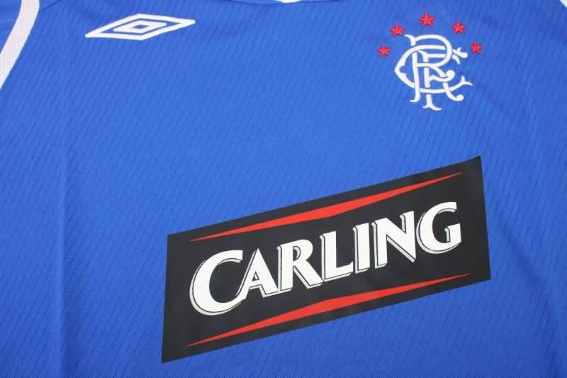 Rangers Soccer Jersey Home Retro Replica 2008/09