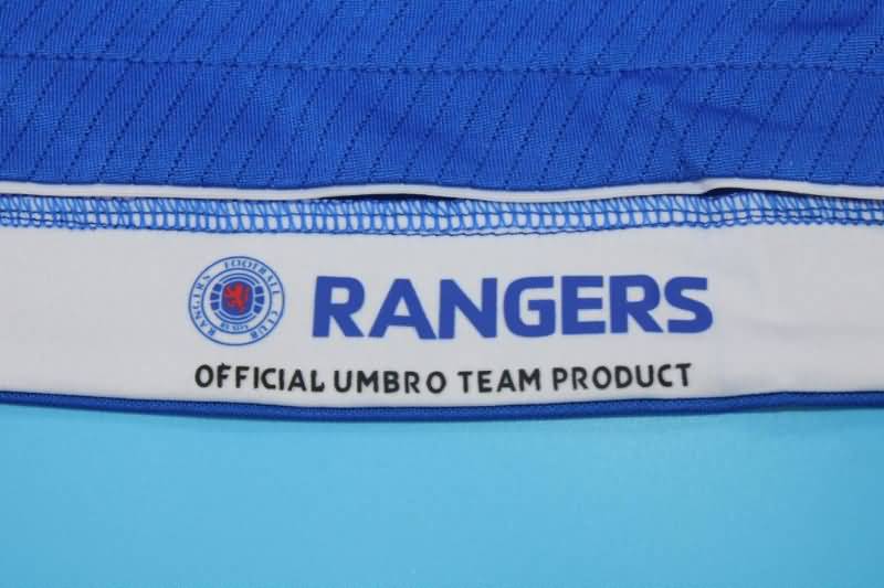 Rangers Soccer Jersey Home Retro Replica 2008/09