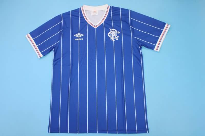 Rangers Soccer Jersey Home Retro Replica 1982/83