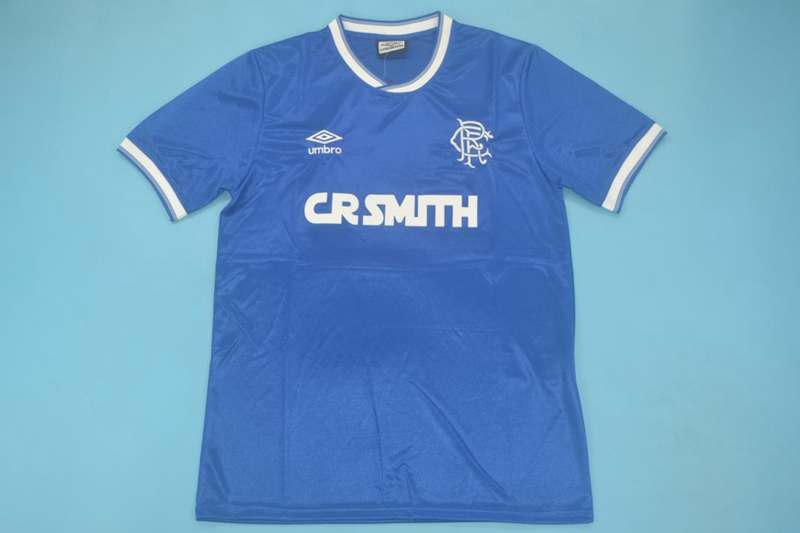 Rangers Soccer Jersey Home Retro Replica 1984/87