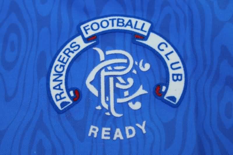 Rangers Soccer Jersey Home Retro Replica 1990/92