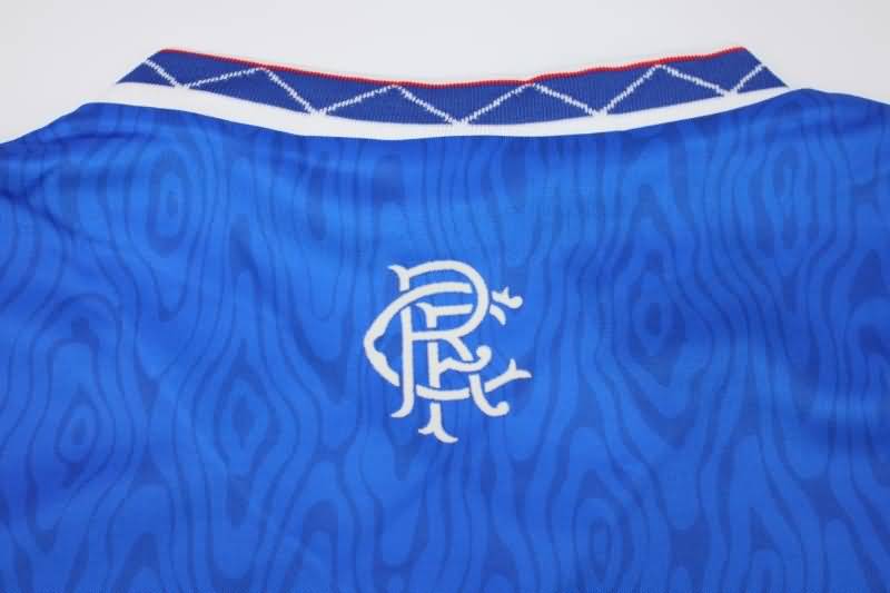 Rangers Soccer Jersey Home Retro Replica 1990/92