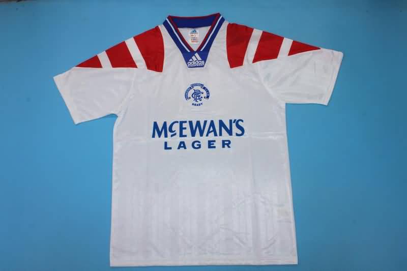 Rangers Soccer Jersey Away Retro Replica 1992/93