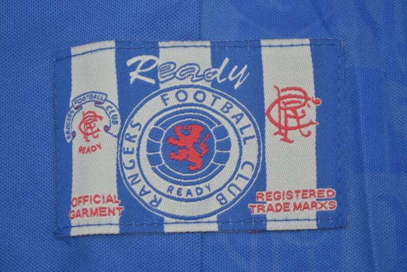Rangers Soccer Jersey Home Retro Replica 1996/97