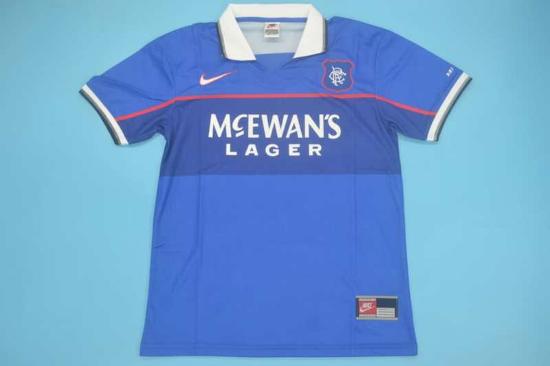 Rangers Soccer Jersey Home Retro Replica 1997/99