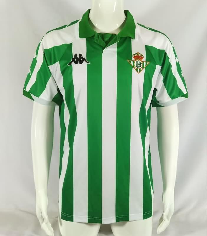 Real Betis Soccer Jersey Home Retro Replica 2000/01