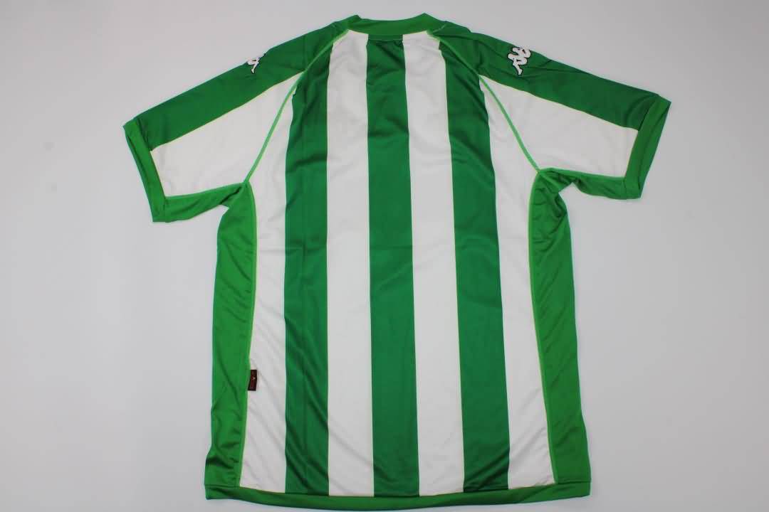 Real Betis Soccer Jersey Home Retro Replica 2001/02