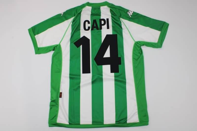 Real Betis Soccer Jersey Home Retro Replica 2001/02