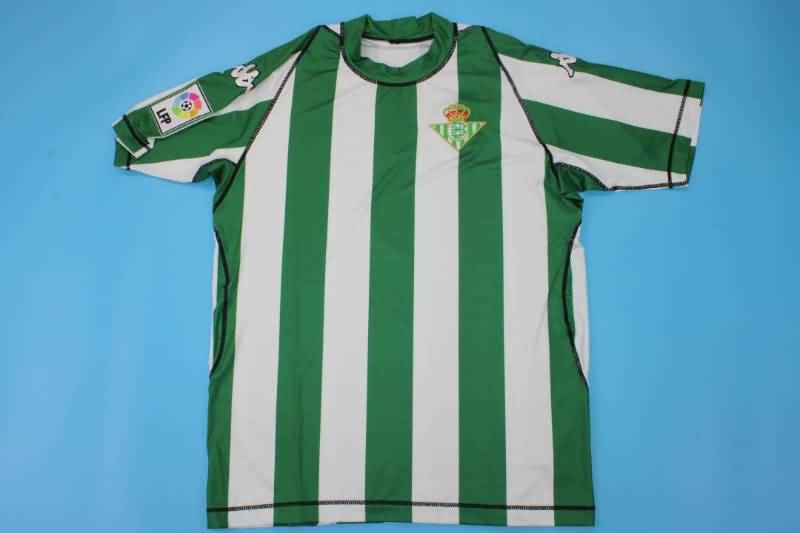 Real Betis Soccer Jersey Home Retro Replica 2003/04