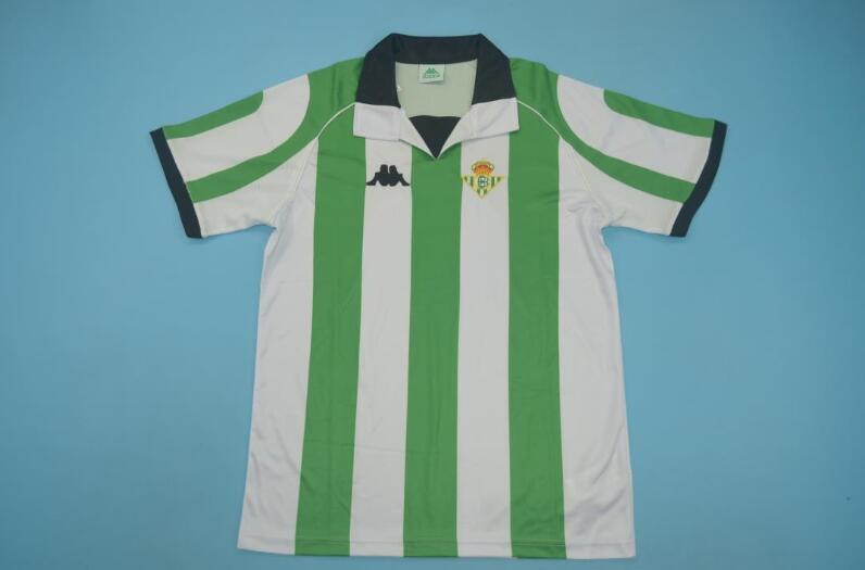 Real Betis Soccer Jersey Home Retro Replica 1998/99