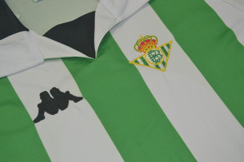 Real Betis Soccer Jersey Home Retro Replica 1998/99