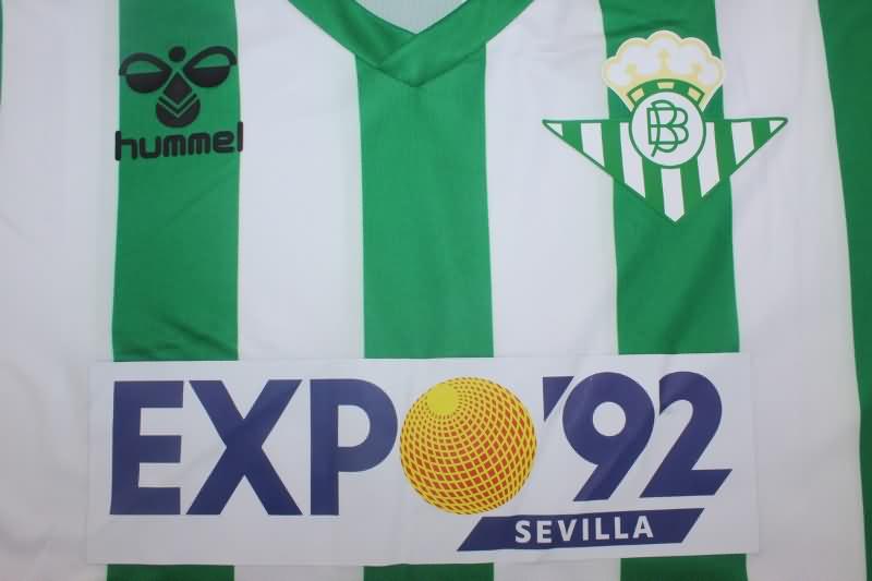 Real Betis Soccer Jersey Home Retro Replica 1988/90