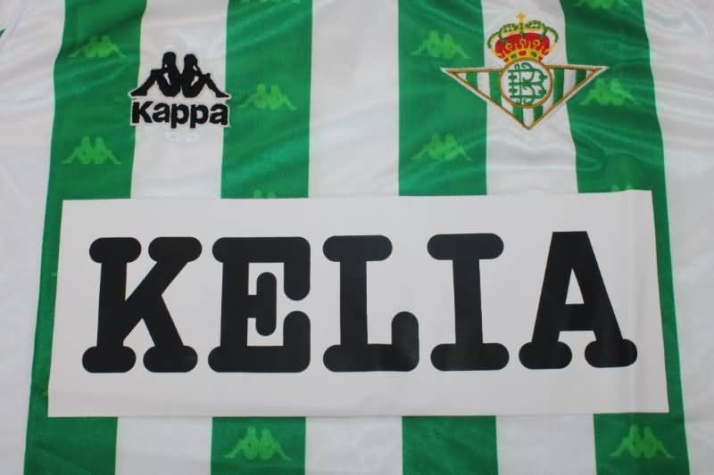 Real Betis Soccer Jersey Home Retro Replica 1995/96