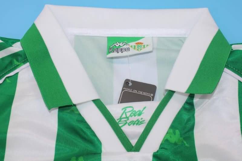 Real Betis Soccer Jersey Home Retro Replica 1995/96