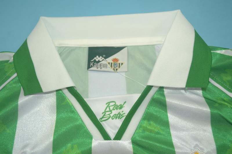 Real Betis Soccer Jersey Home Retro Replica 1995/97