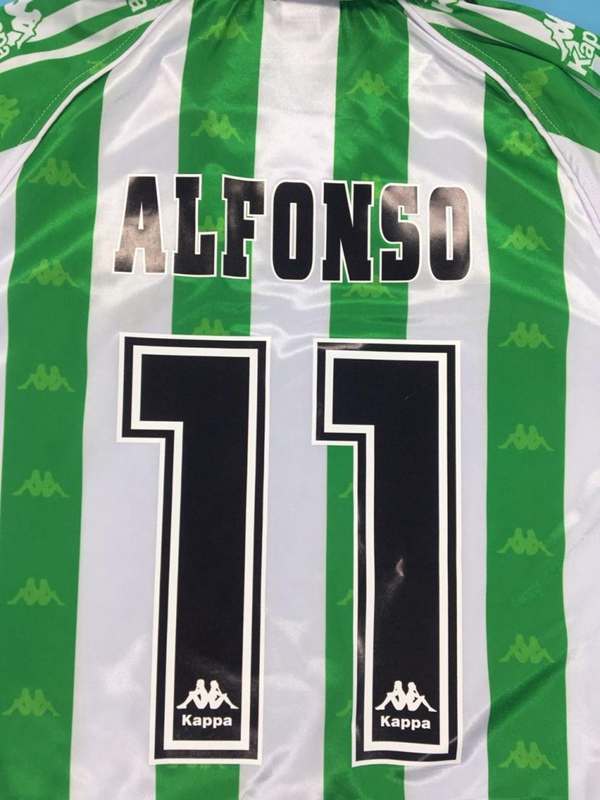 Real Betis Soccer Jersey Home Retro Replica 1995/97