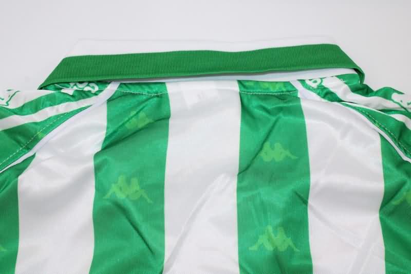 Real Betis Soccer Jersey Home Long Slevee Retro Replica 1995/97