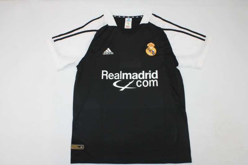 Real Madrid Soccer Jersey Away Retro Laliga Replica 2001/02