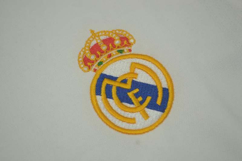 Real Madrid Soccer Jersey Home Retro Replica 2001/02