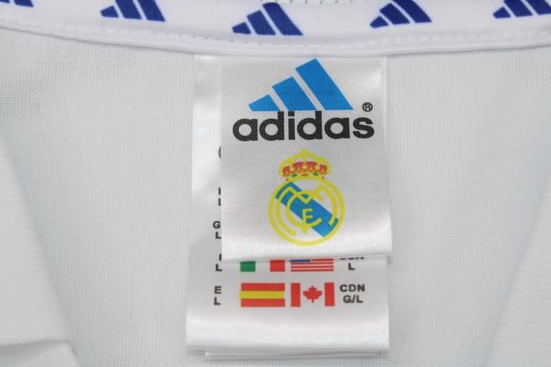 Real Madrid Soccer Jersey Home Retro Laliga Replica 2001/02