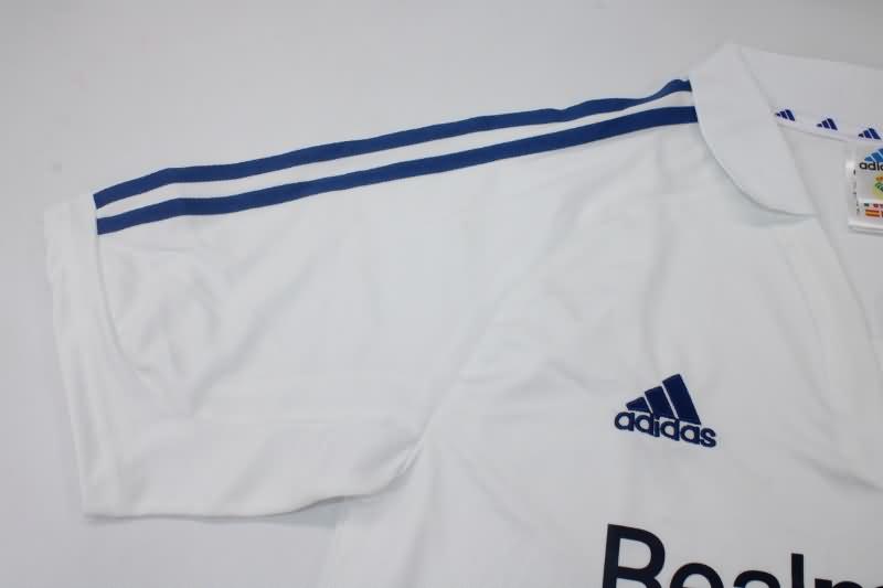 Real Madrid Soccer Jersey Home Retro Laliga Replica 2001/02