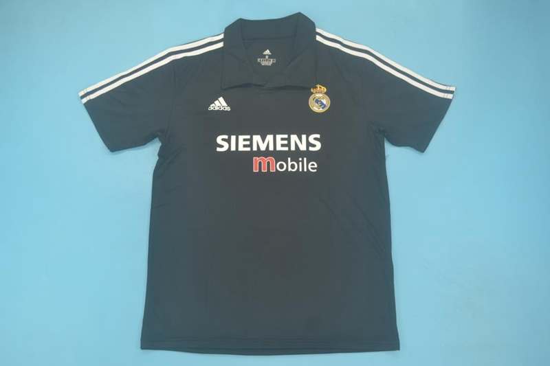 Real Madrid Soccer Jersey Away Retro Replica 2002/03