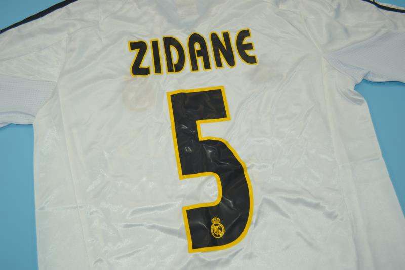 Real Madrid Soccer Jersey Home Retro Replica 2004/05