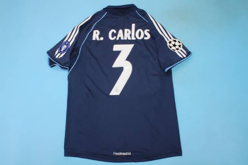 Real Madrid Soccer Jersey Away Retro Replica 2005/06