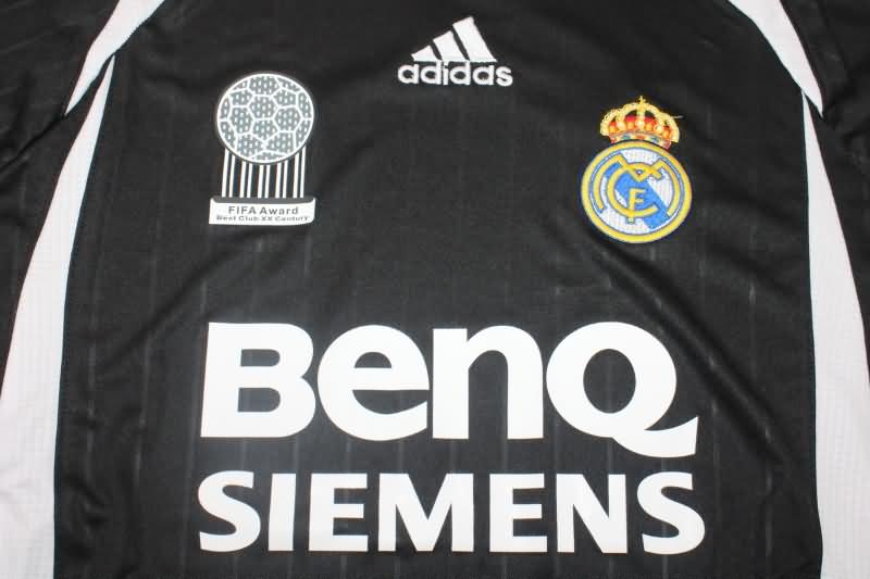 Real Madrid Soccer Jersey Away Retro Long Sleeve Replica 2006/07