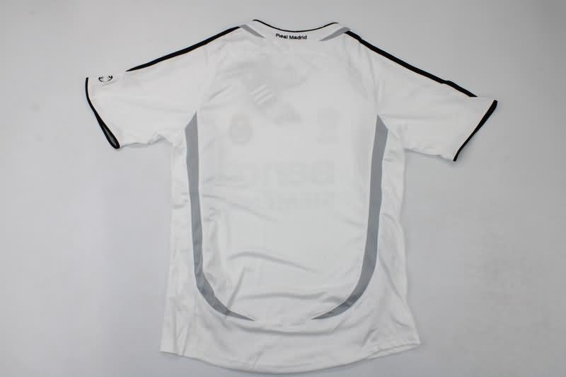 Real Madrid Soccer Jersey Home Retro Replica 2006/07