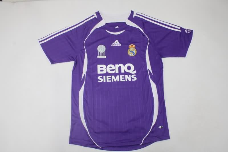 Real Madrid Soccer Jersey Third Retro Replica 2006/07