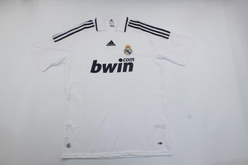 Real Madrid Soccer Jersey Home Retro Replica 2008/09