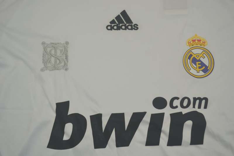 Real Madrid Soccer Jersey Home Retro Replica 2009/10