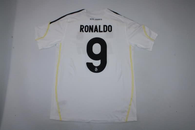 Real Madrid Soccer Jersey Home Retro Replica 2009/10