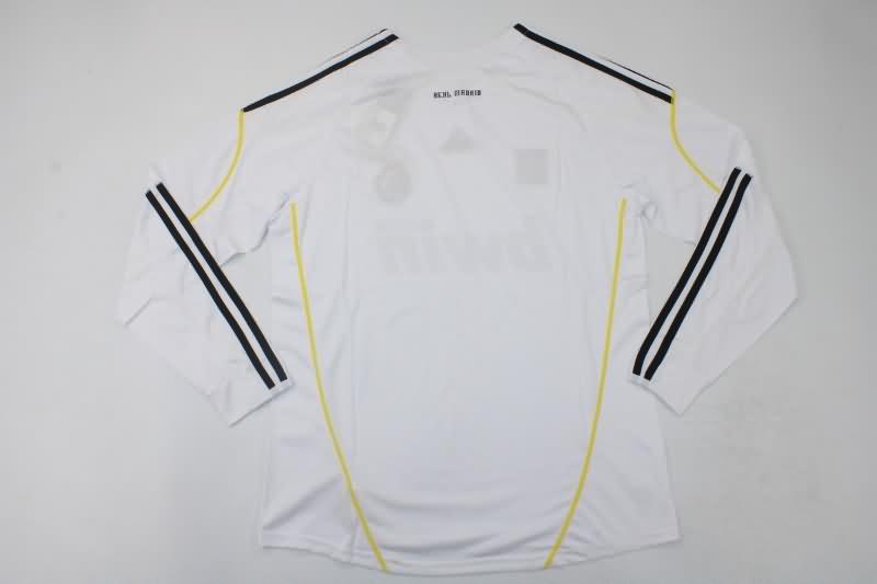 Real Madrid Soccer Jersey Home Long Sleeve Retro Replica 2009/10