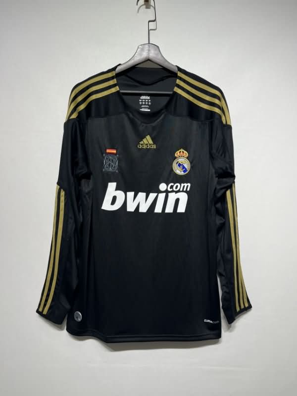 AAA Quality Real Madrid 2009/10 Third Retro Long Sleeve Soccer Jersey