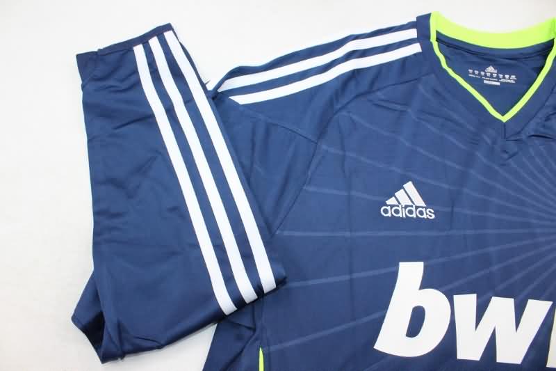 Real Madrid Soccer Jersey Away Long Sleeve Retro Replica 2010/11