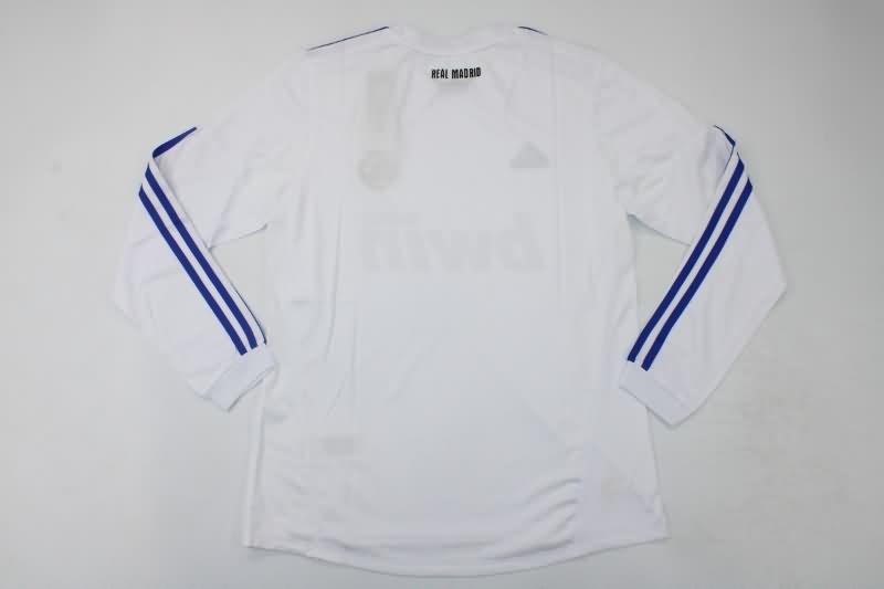 Real Madrid Soccer Jersey Home Long Retro Replica 2010/11