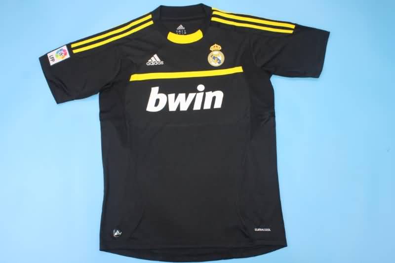 Real Madrid Soccer Jersey Goalkeeper Black Retro Replica 2011/12