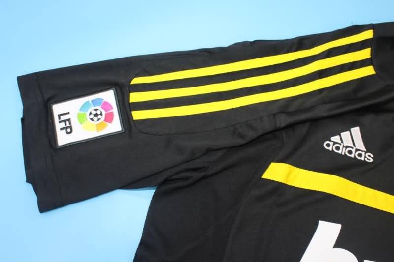 Real Madrid Soccer Jersey Goalkeeper Black Retro Replica 2011/12