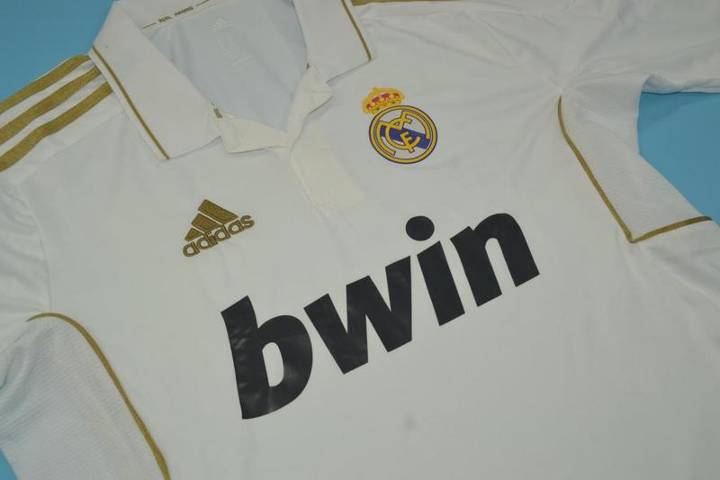 Real Madrid Soccer Jersey Home Retro Replica 2011/12