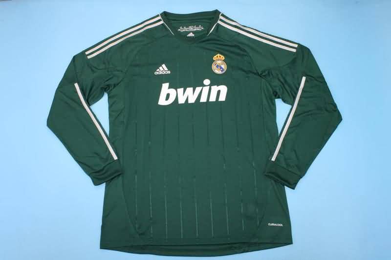 Real Madrid Soccer Jersey Third Long Sleeve Retro Replica 2012/13