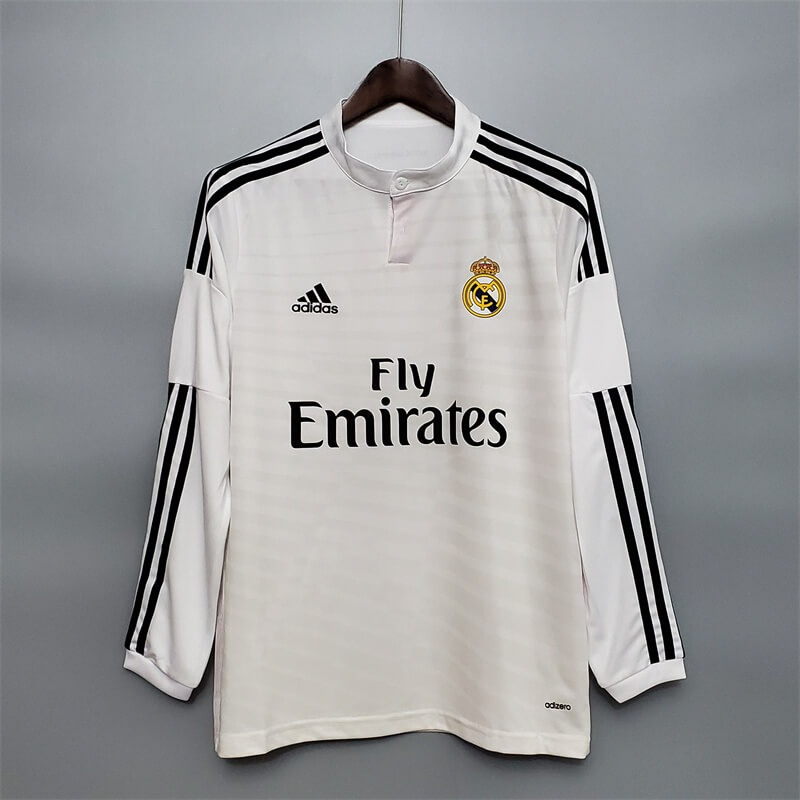 Real Madrid Soccer Jersey Home Retro Long Replica 2014/15