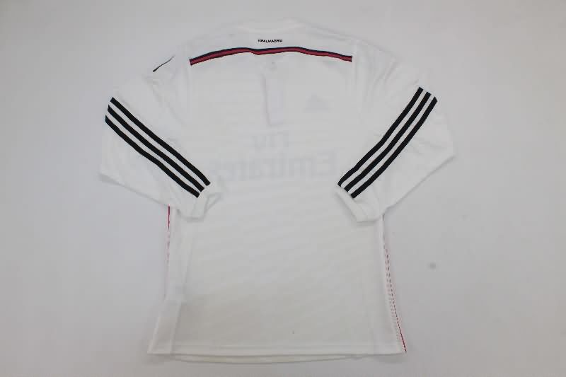 AAA Quality Real Madrid 2014/15 Home Long Sleeve Retro Soccer Jersey(Player)