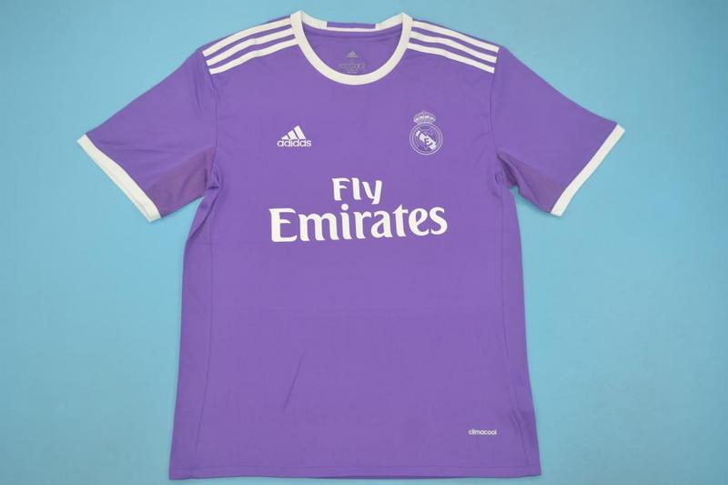 Real Madrid Soccer Jersey Away Retro Replica 2016/17