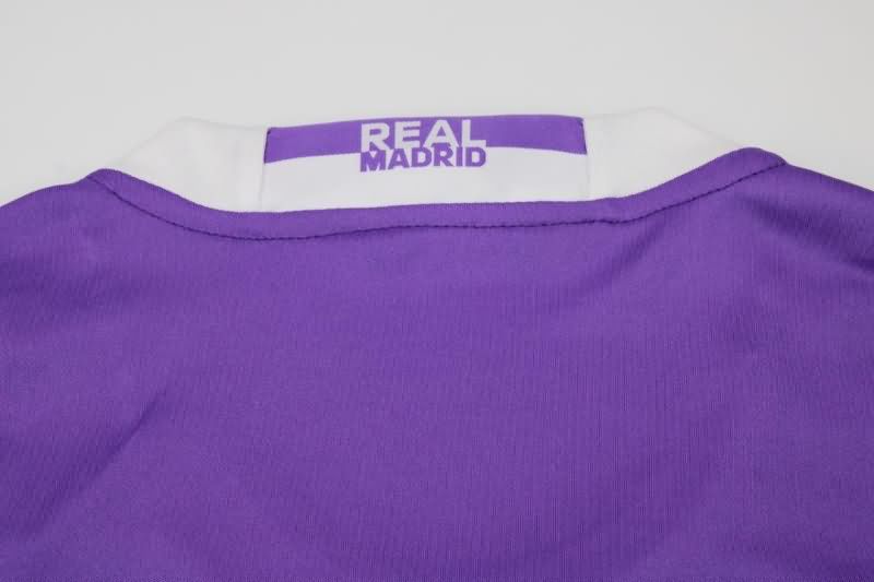 Real Madrid Soccer Jersey Away Long Retro Replica 2016/17