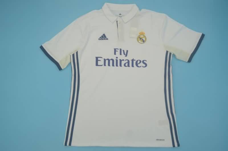 Real Madrid Soccer Jersey Home Retro Replica 2016/17